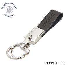 Cerruti Black Zoom Keyring