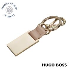 Hugo Boss Verse Taupe Keyring