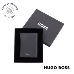 Hugo Boss Smooth Black Card Holder