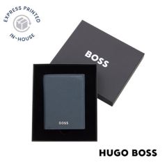 Hugo Boss Grained Navy Card Holder