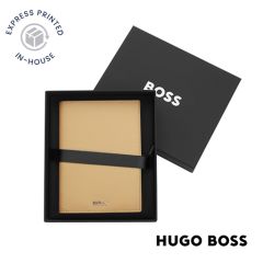 HUGO BOSS Camel Passport Holder