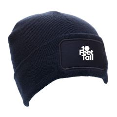 Recycled Rectangular Patch Beanie Hat