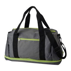 Polyester Grey Colour Trim Sport Bag