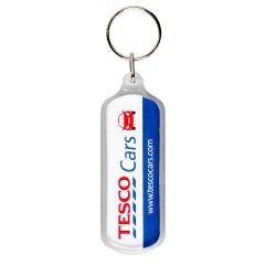 K04 Lozenge Acrylic Keyring