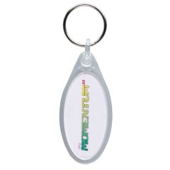 K17 Elliptical Acrylic Keyring