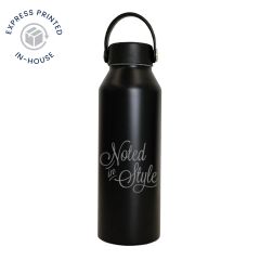 Melo Insulated Black Water Bottle