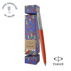 Parker Jotter Cracker Red Pen Gift Set