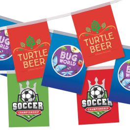 Rectangular Outdoor Bunting | UKPrinting.com