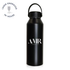 Melo Insulated Black Water Bottle