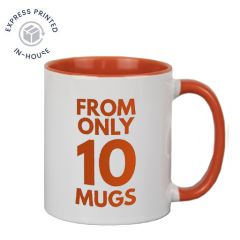 Express Inner Colour Orange Mug